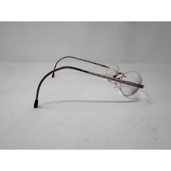 Silhouette SPX 1520 Pink Brown Rimless Eyeglass Frames 50-21-135 Austria Made main image 5